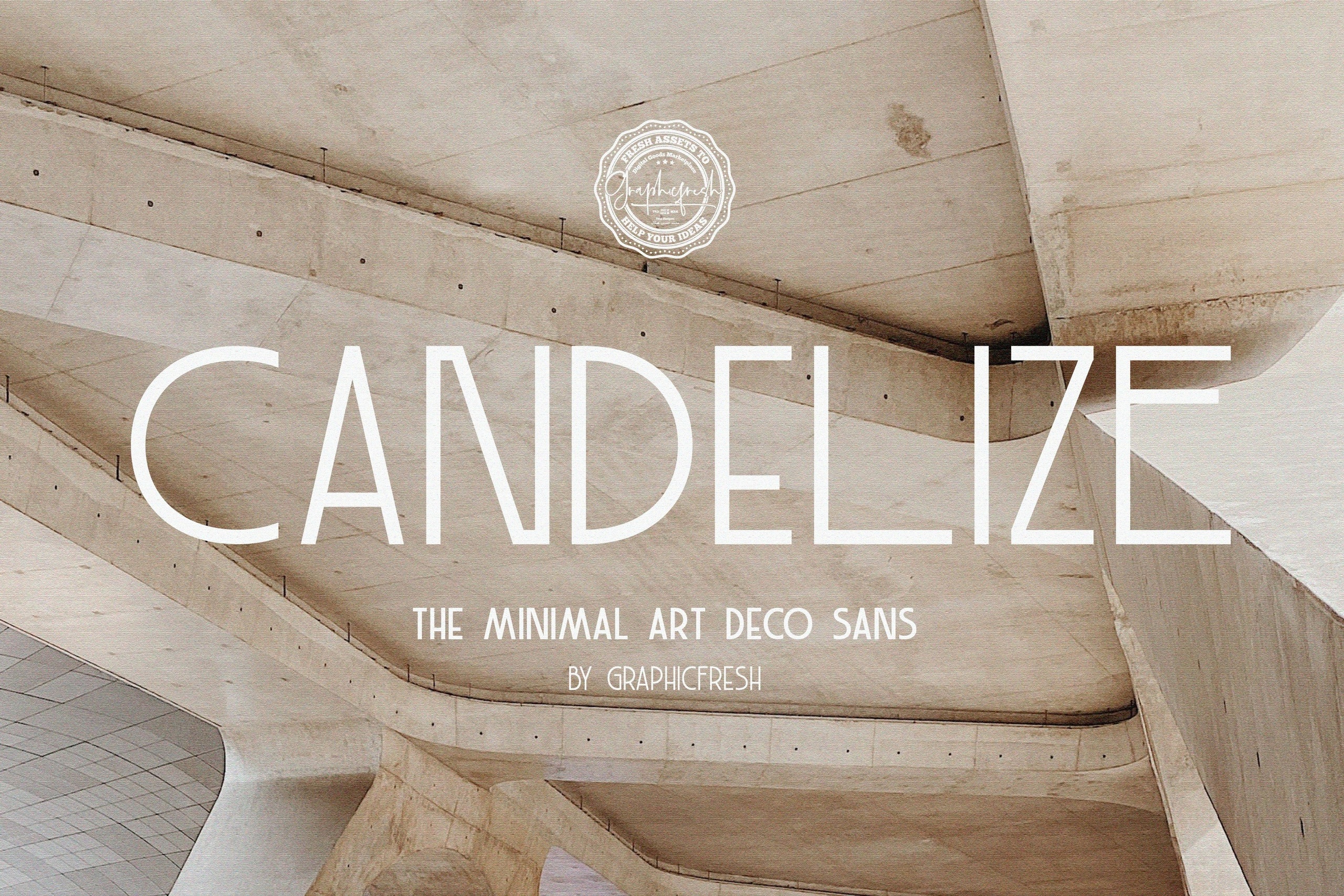 폰트 Candelize