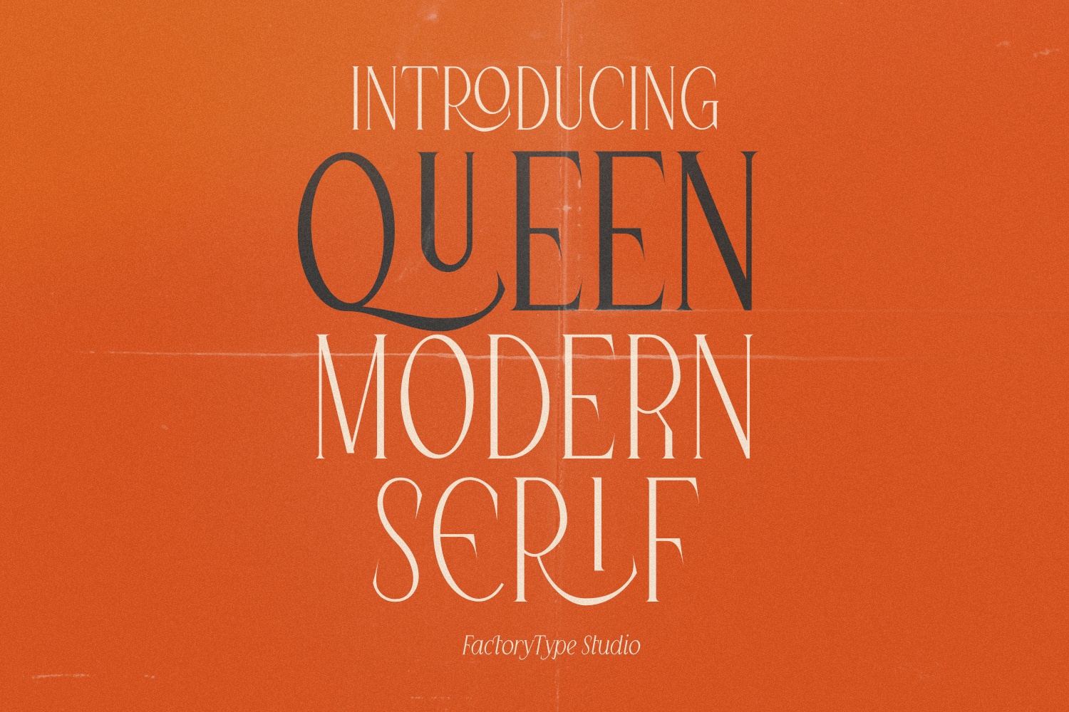 폰트 Queen Serif