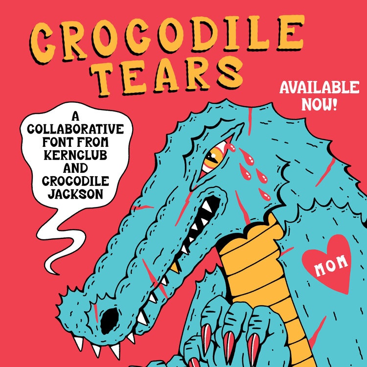 폰트 KC Crocodile Tears