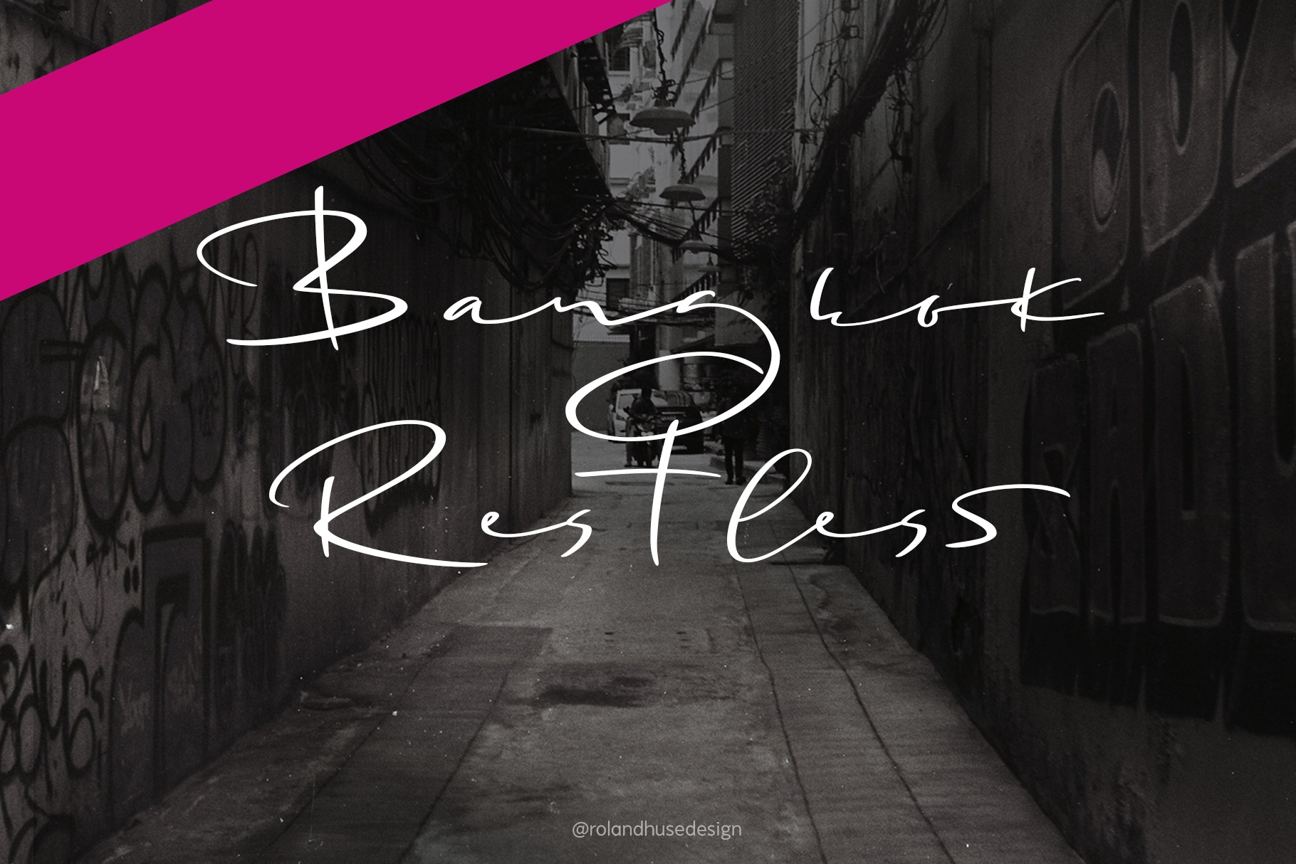 폰트 Bangkok Restless