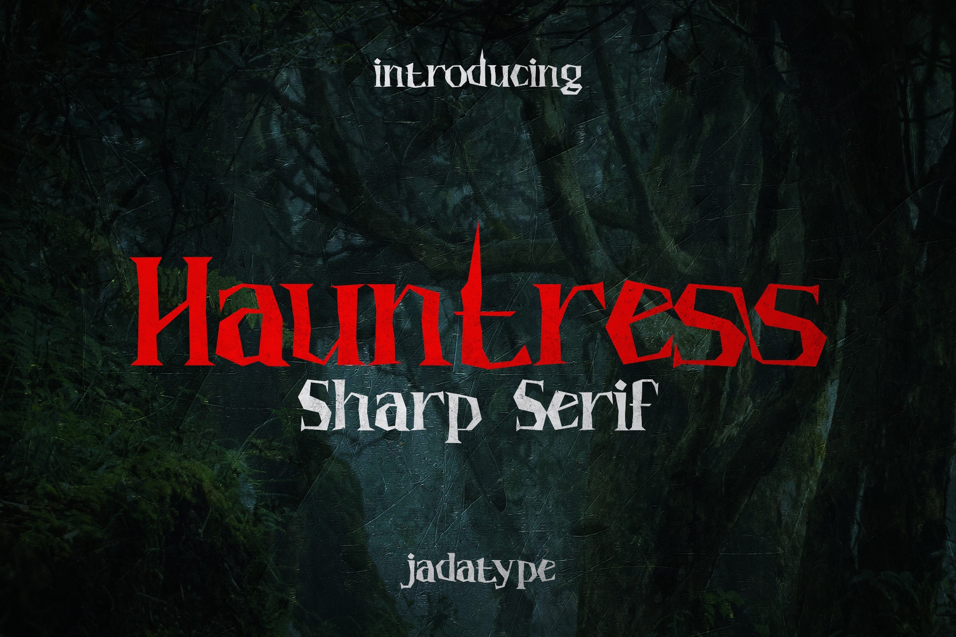 폰트 Hauntress