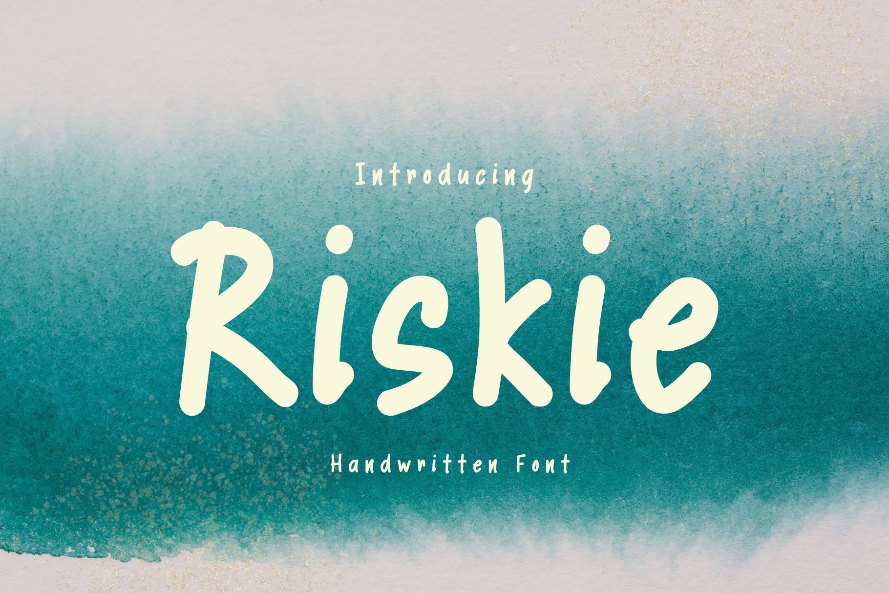 폰트 Riskie