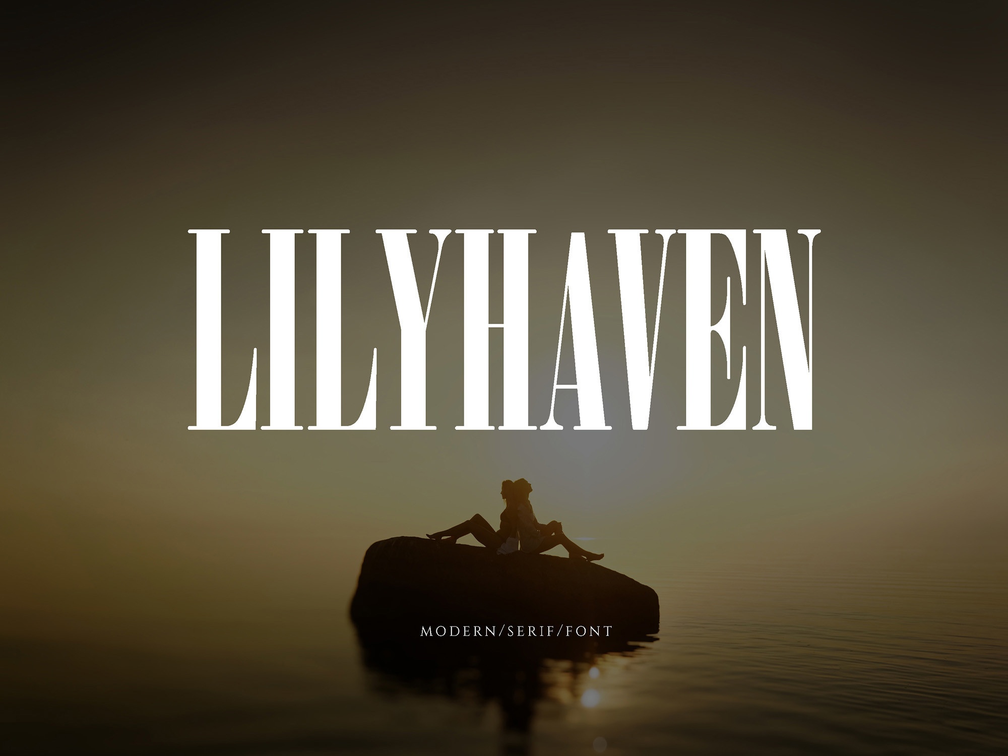 폰트 Lilyhaven