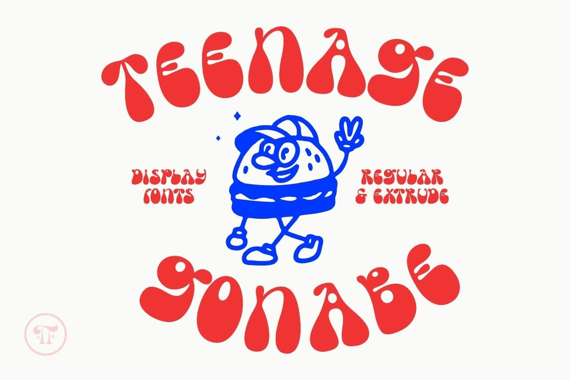 폰트 Teenage Gonabe