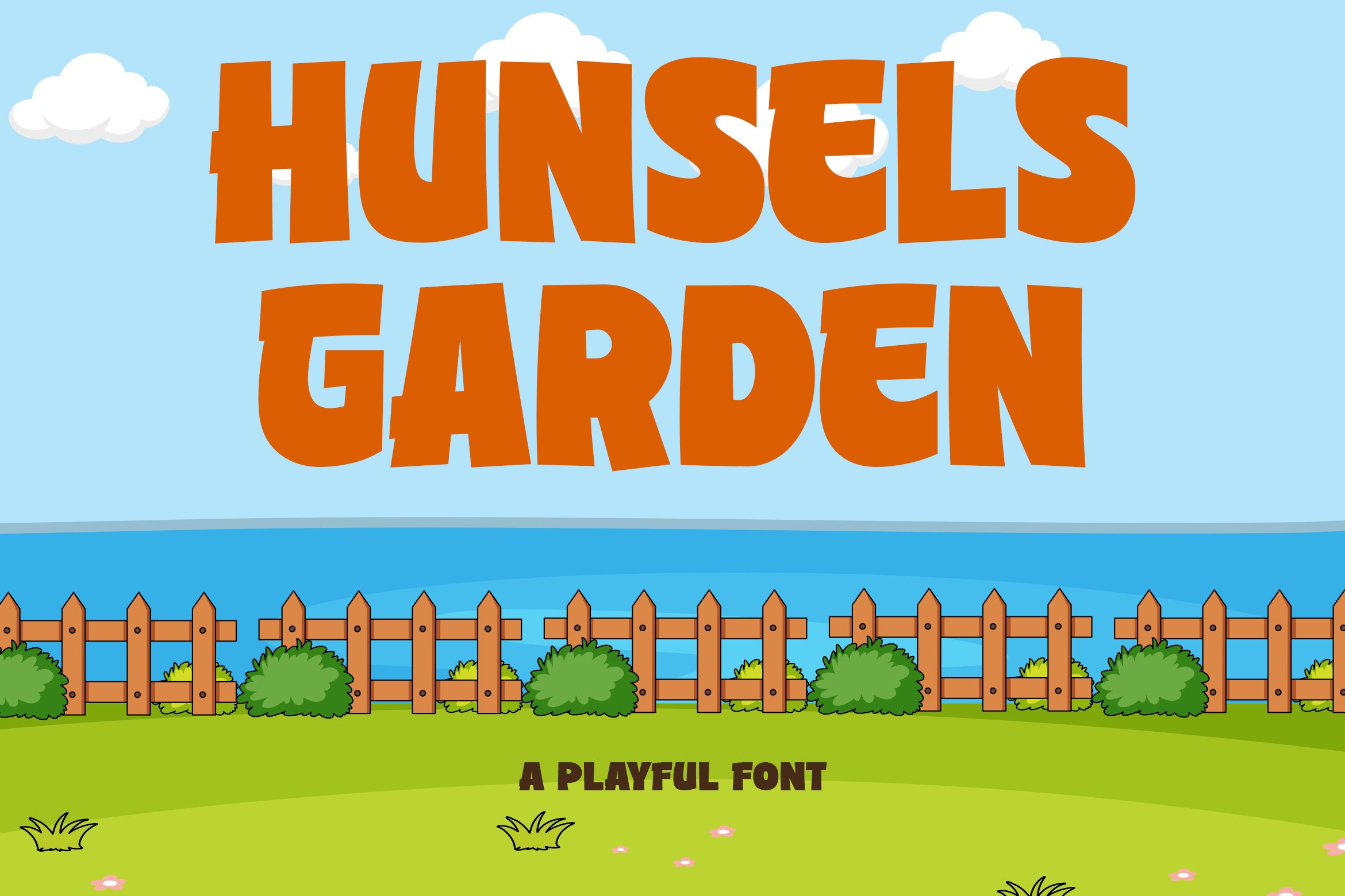 폰트 Hunsels Garden
