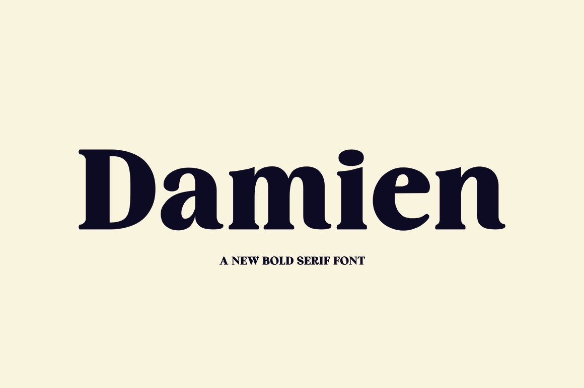 폰트 Damien
