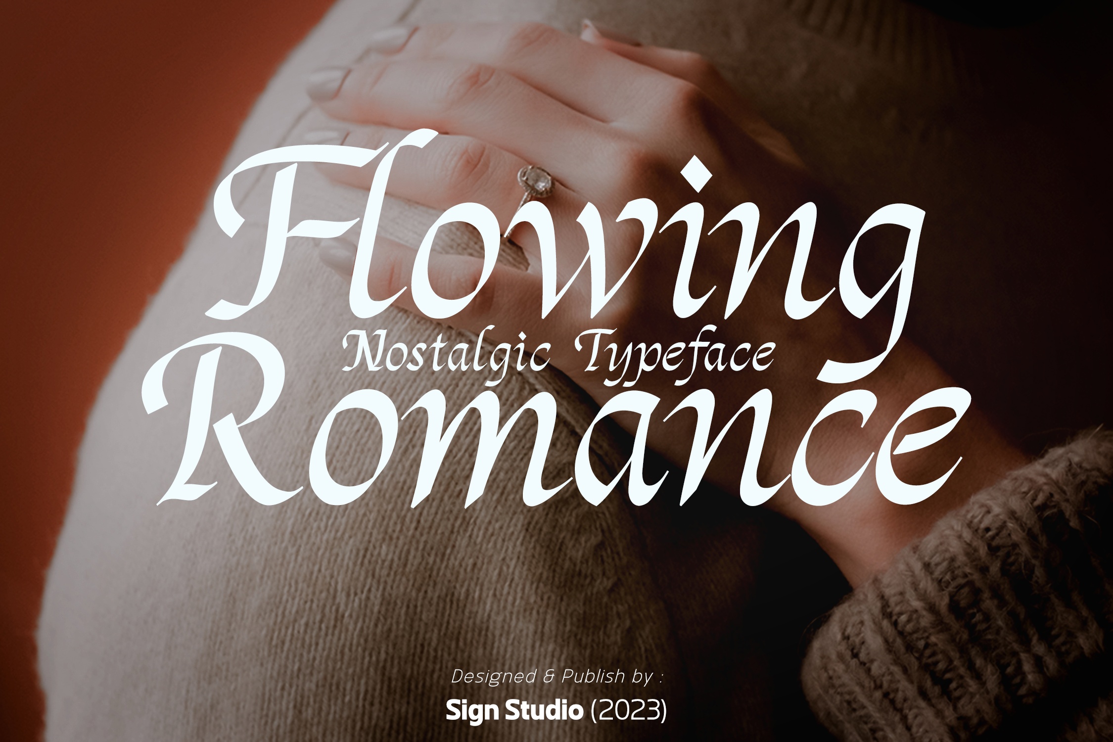 폰트 Flowing Romance