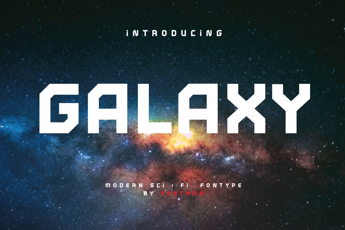 폰트 Galaxy
