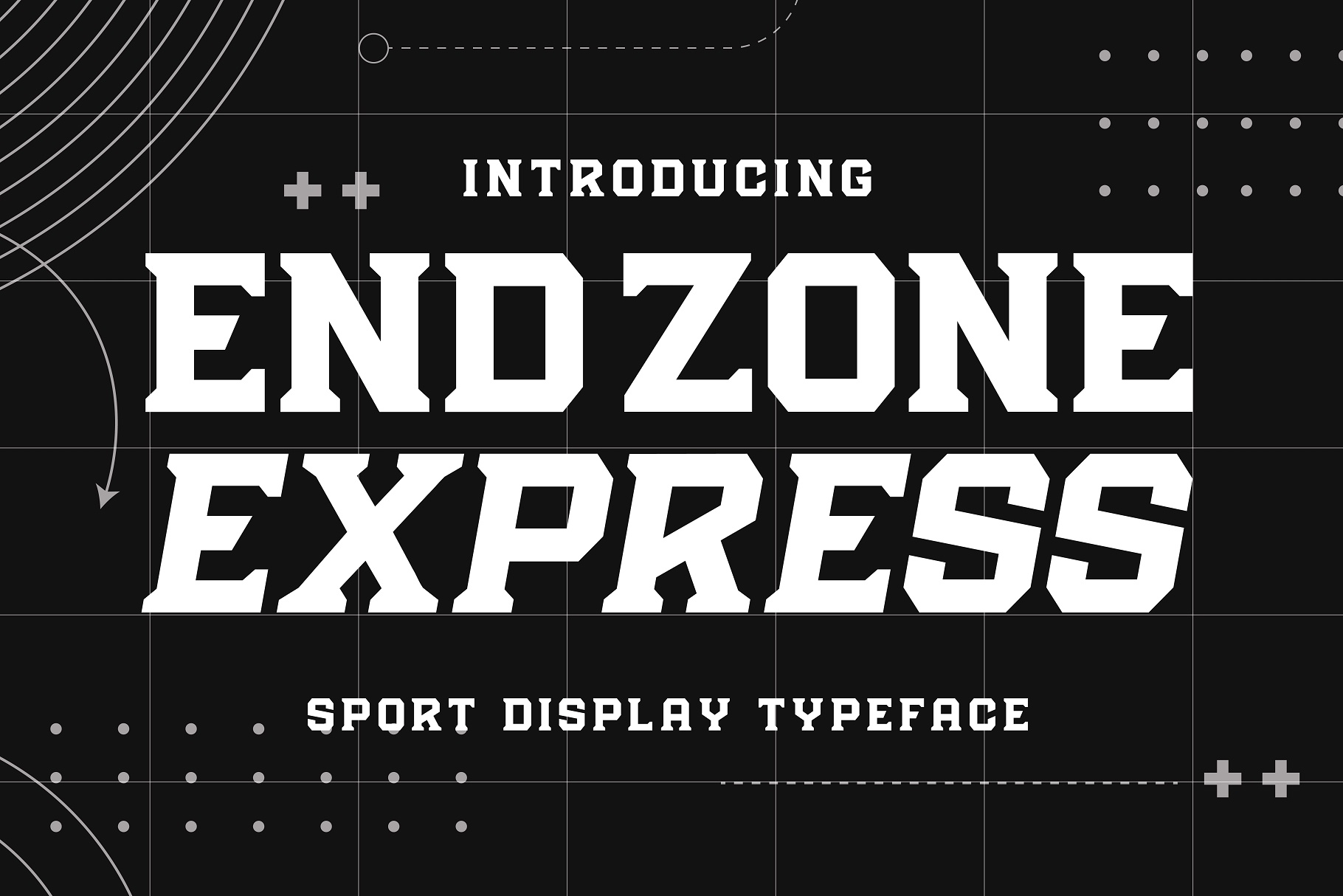 폰트 Endzone Express
