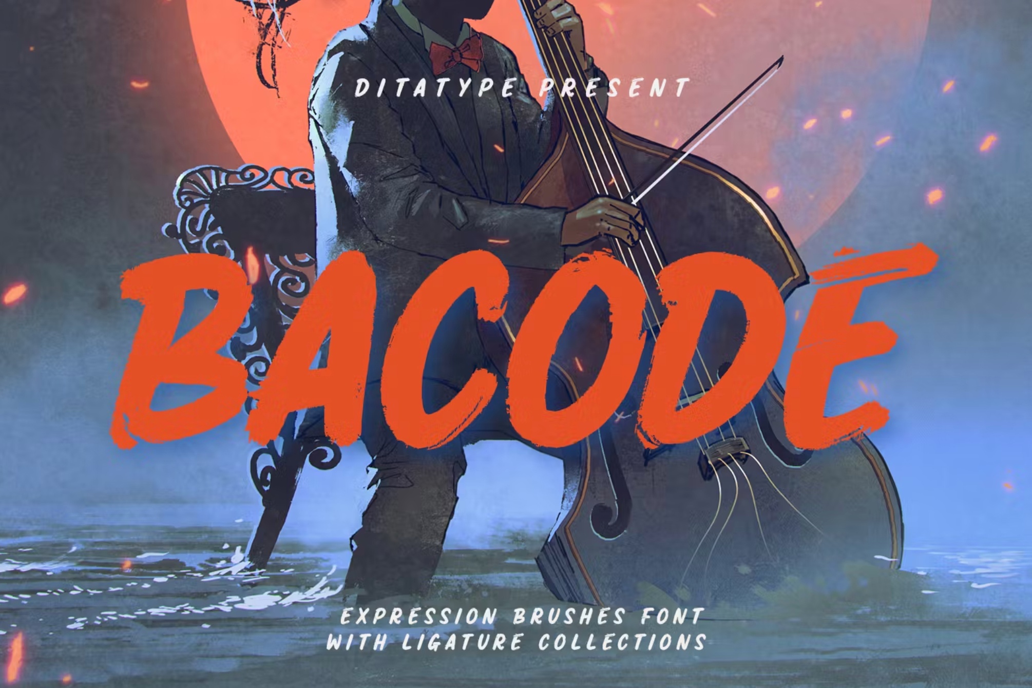 폰트 Bacode