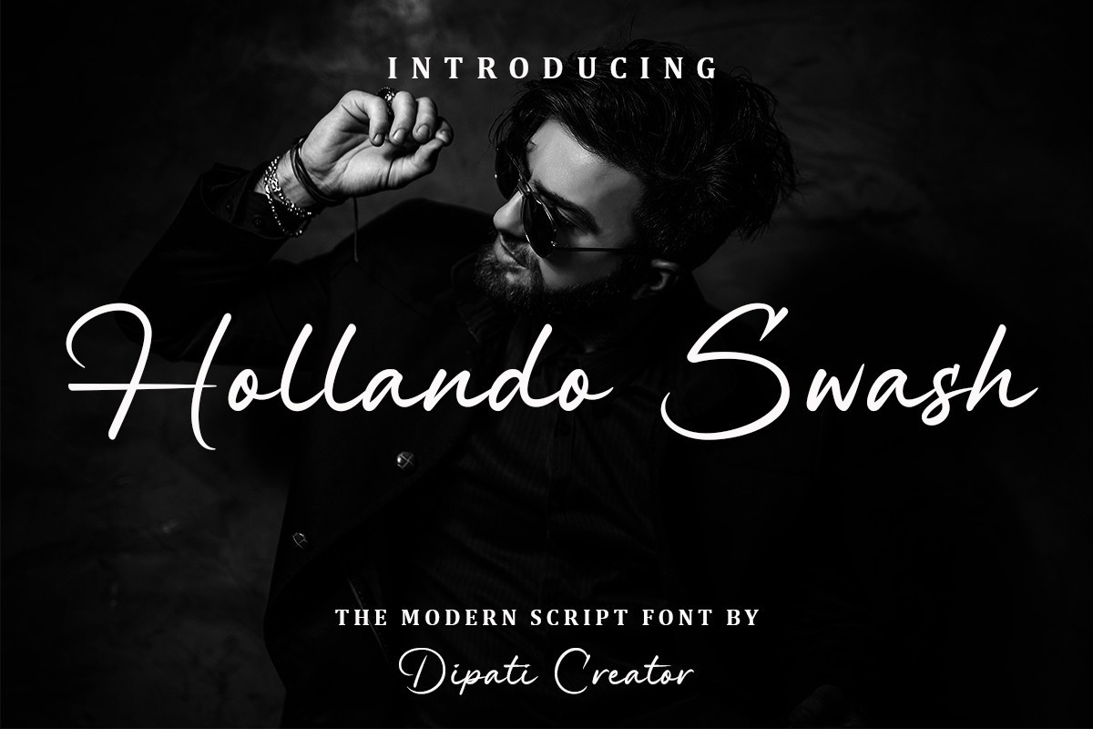 폰트 Hollando Swash