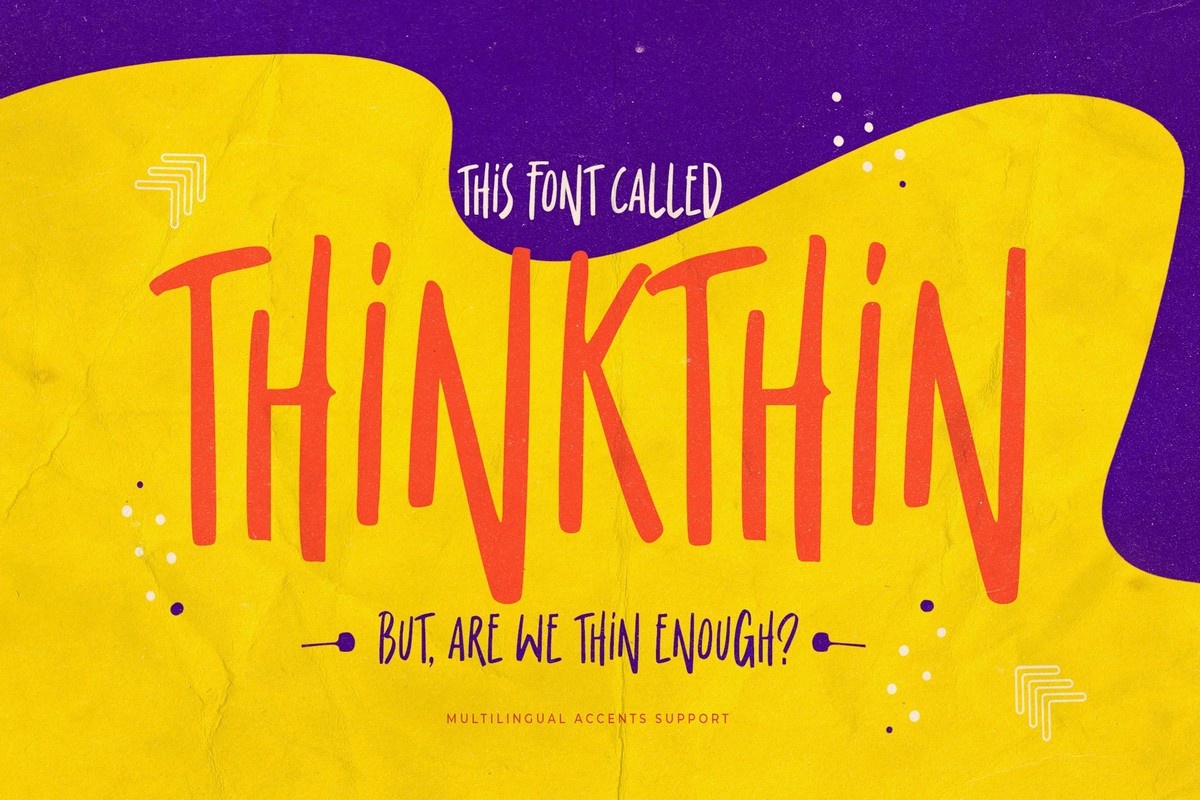 폰트 Thinkthin