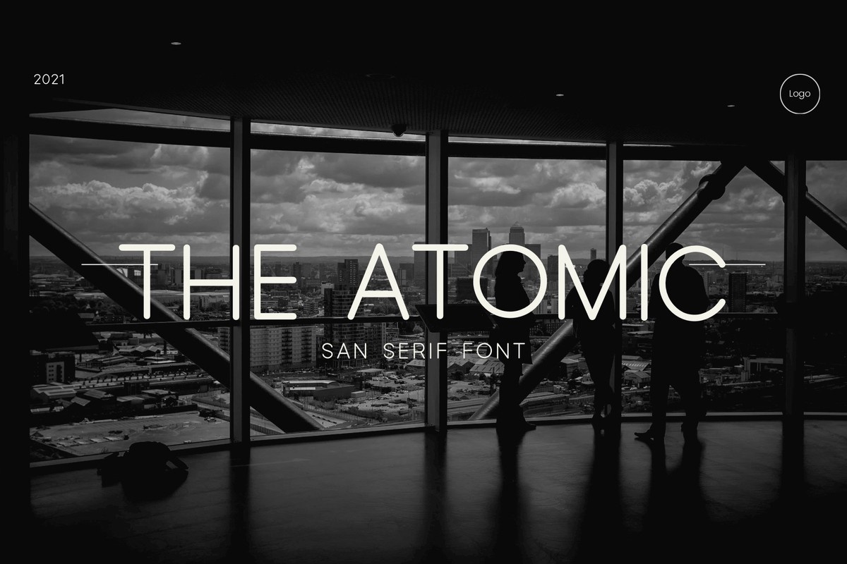 폰트 The Atomic