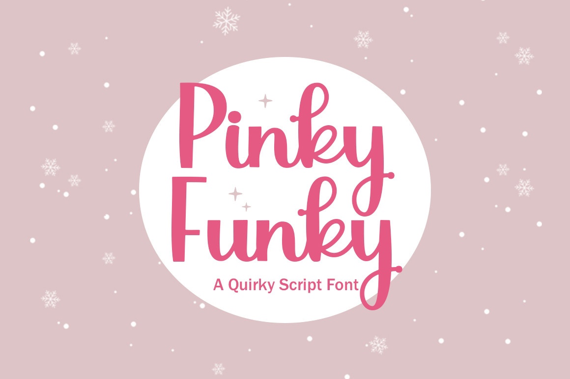 폰트 Pinky Funky