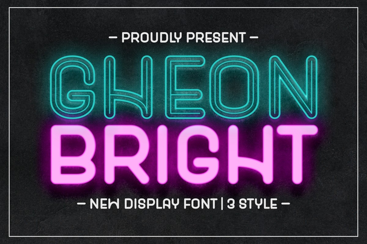 폰트 Gheon Bright