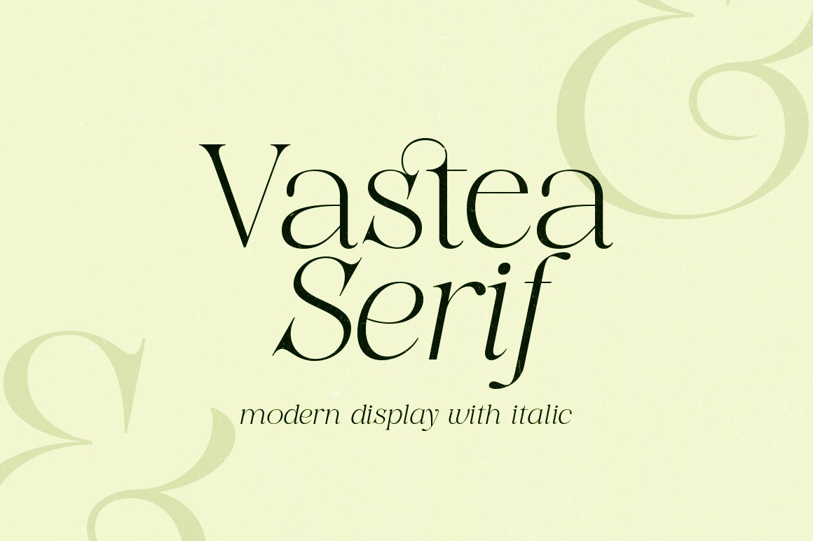 폰트 Vastea Serif