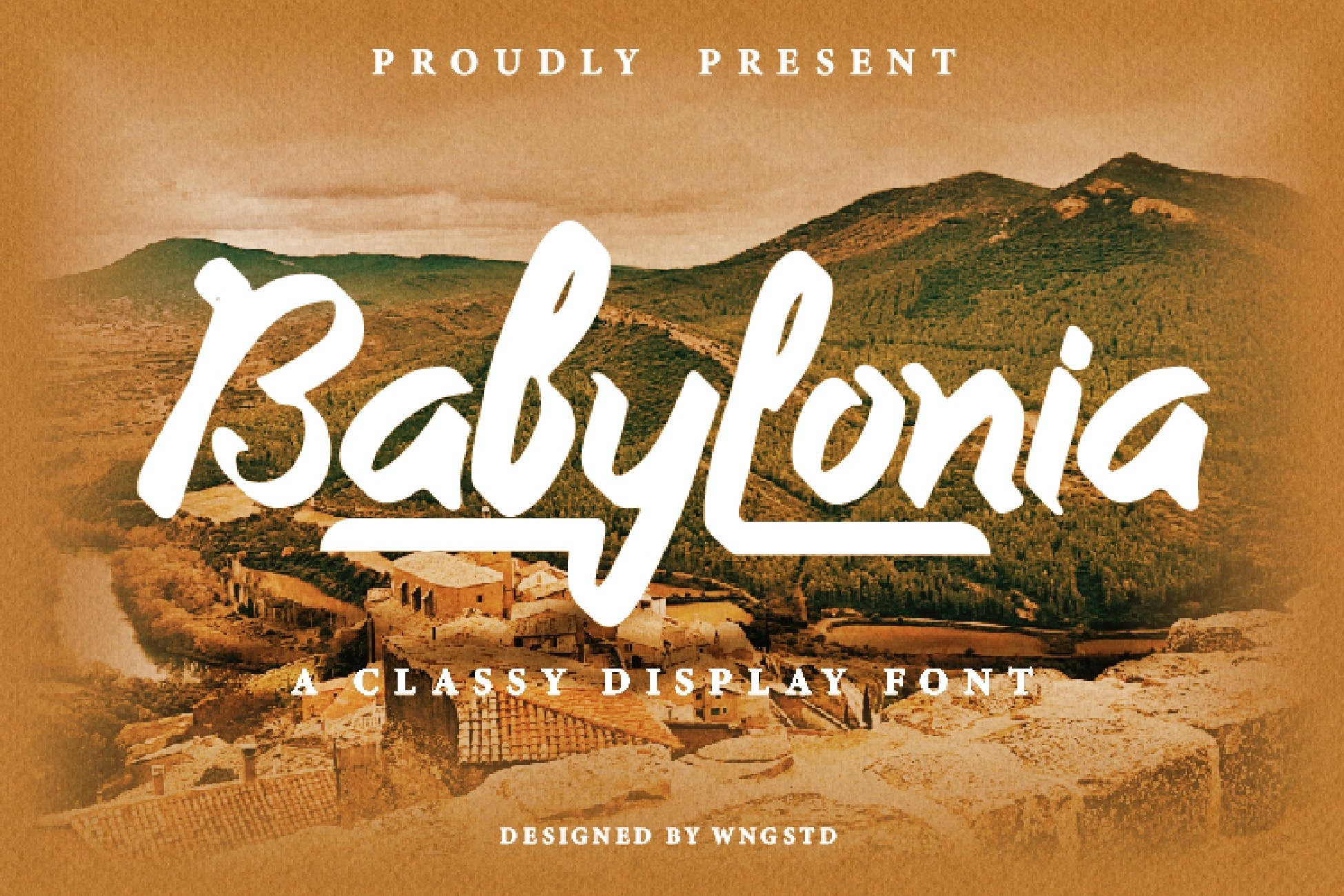 폰트 Babylonya