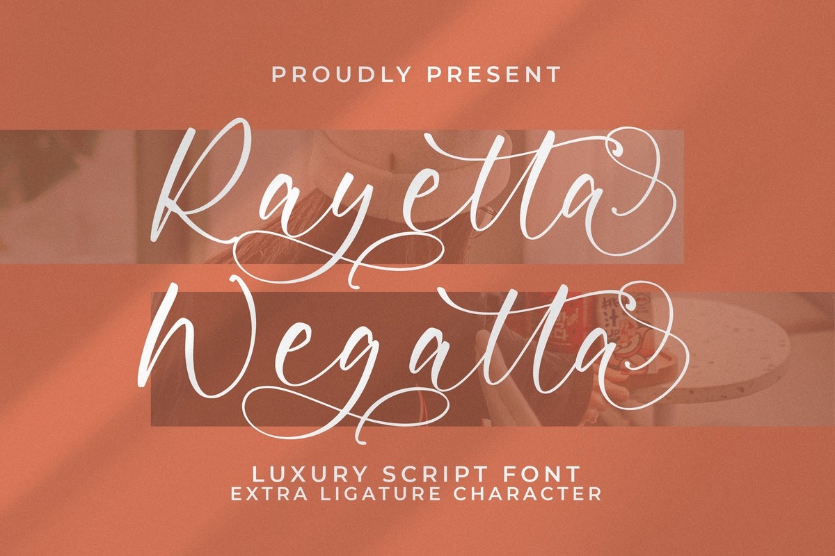 폰트 Rayetta Wegatta