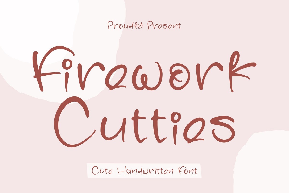 폰트 Firework Cutties