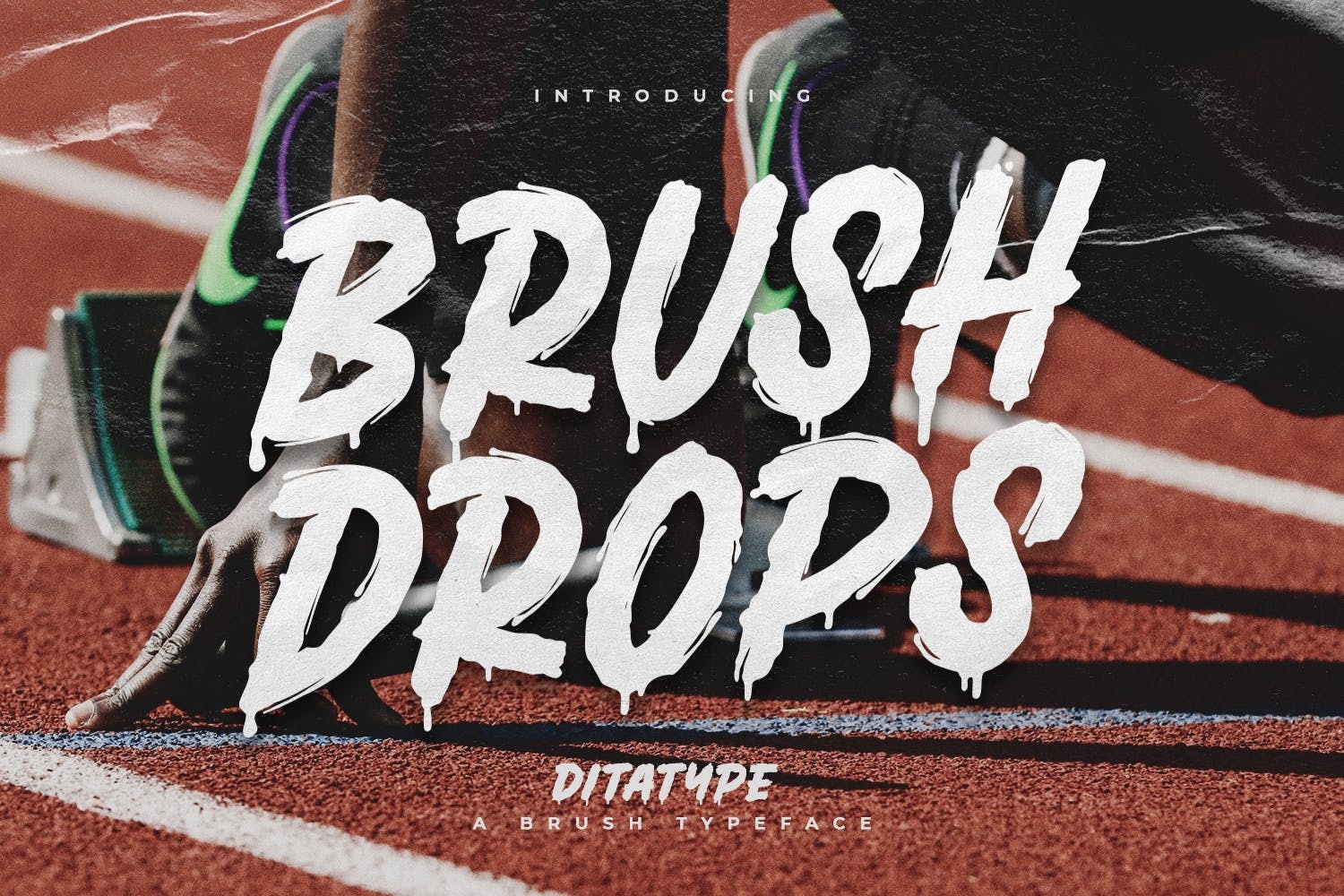 폰트 Brush Drops