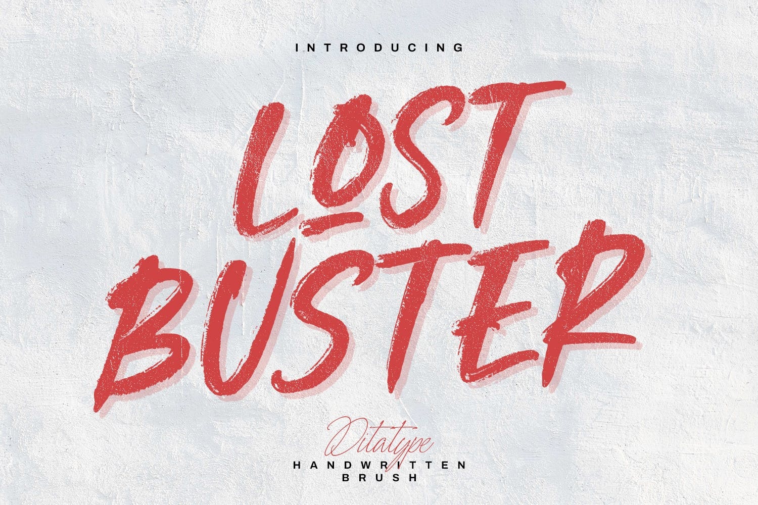 폰트 Lost Buster