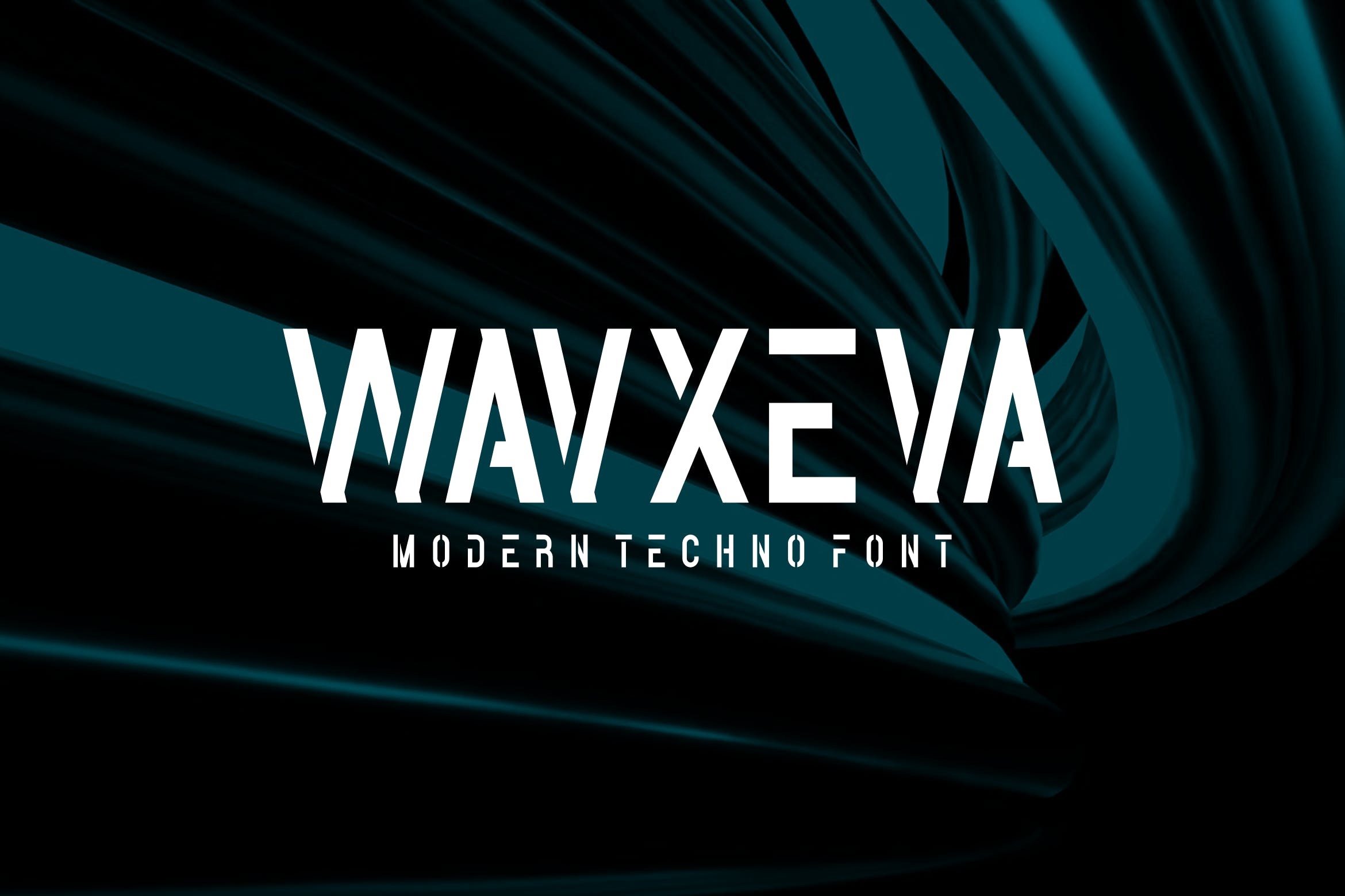 폰트 Wavxeva
