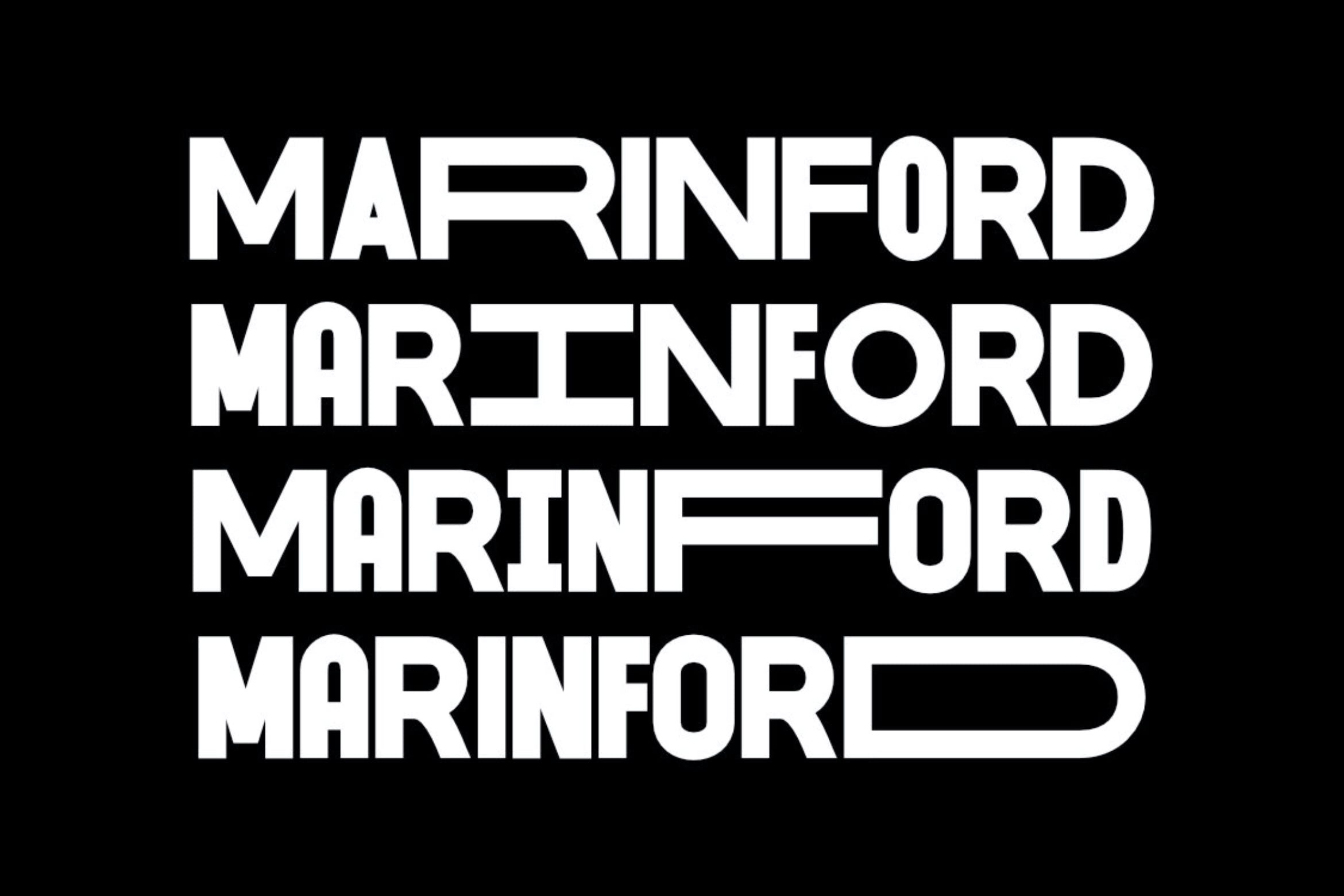 폰트 Marinford