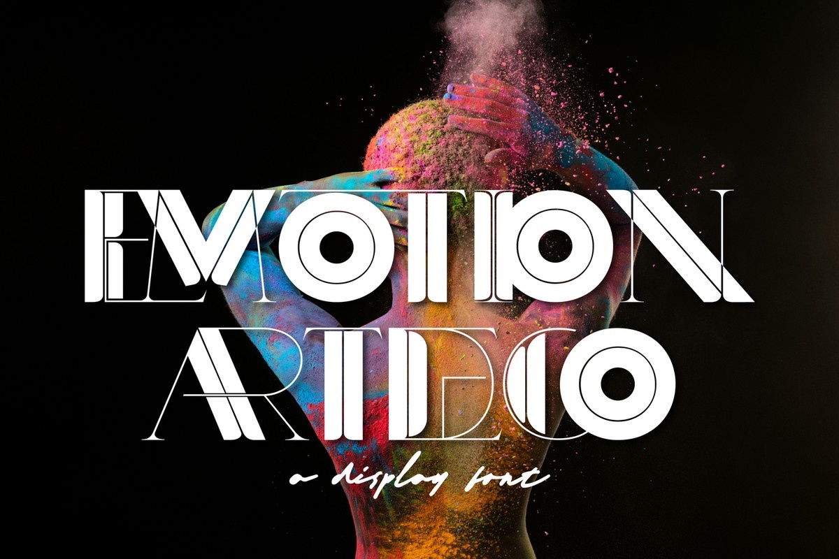 폰트 Emotion ArtDeco