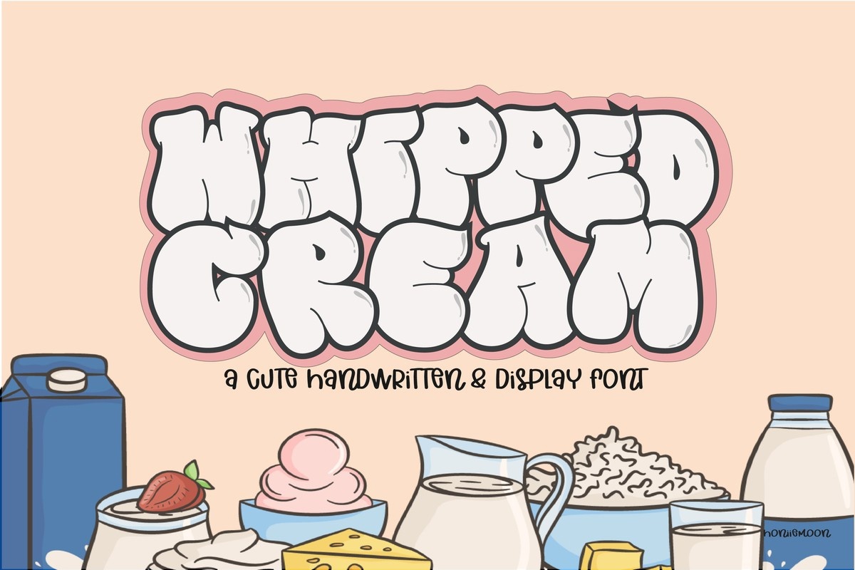 폰트 Whipped Cream