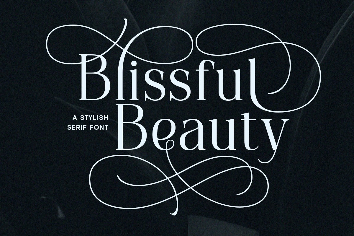 폰트 Blissful Beauty