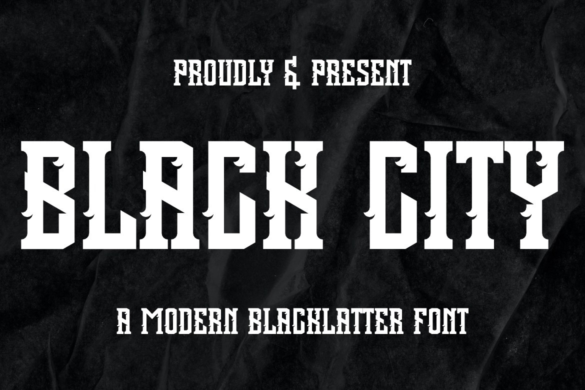 폰트 Black City