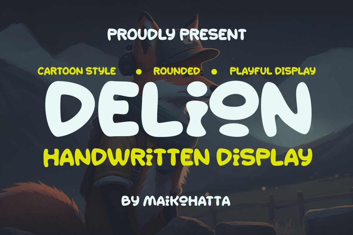 폰트 Delion