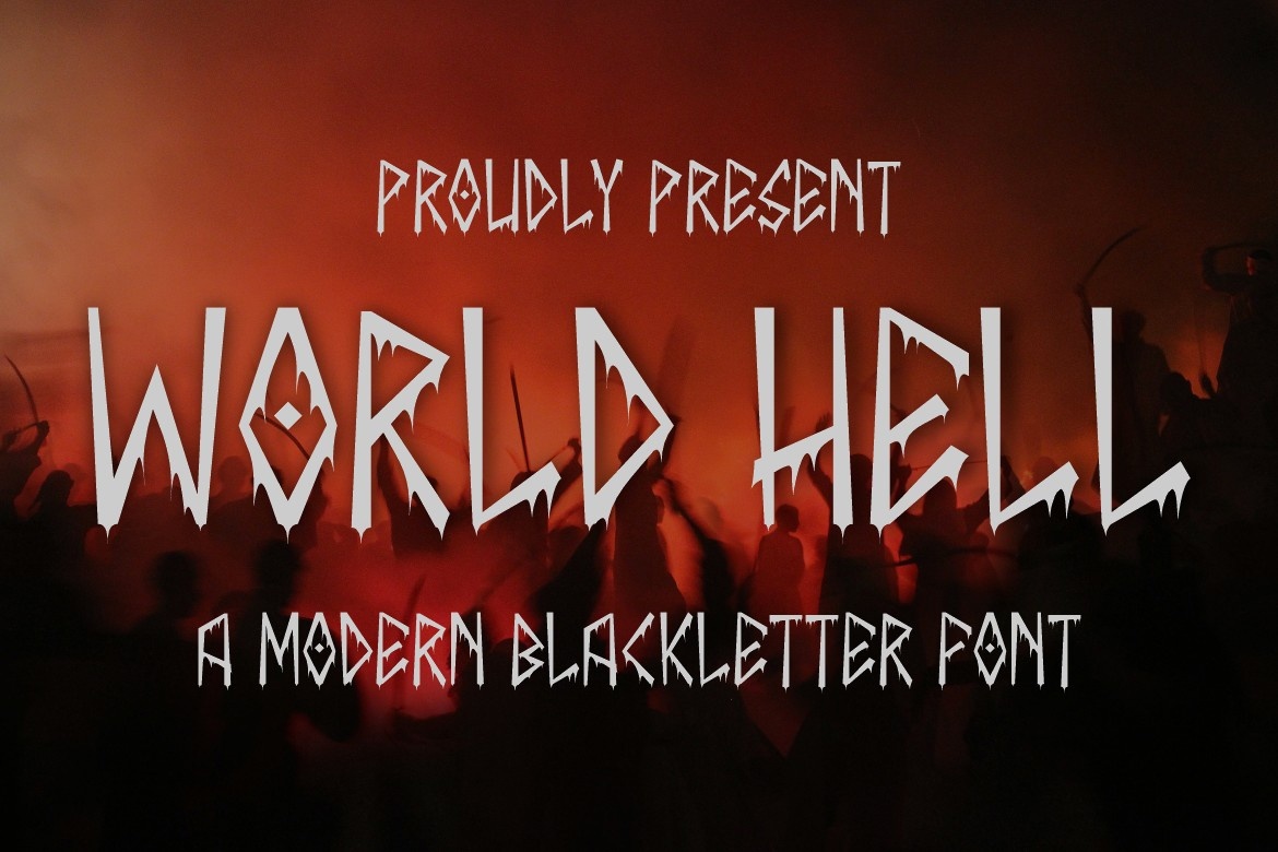 폰트 World Hell