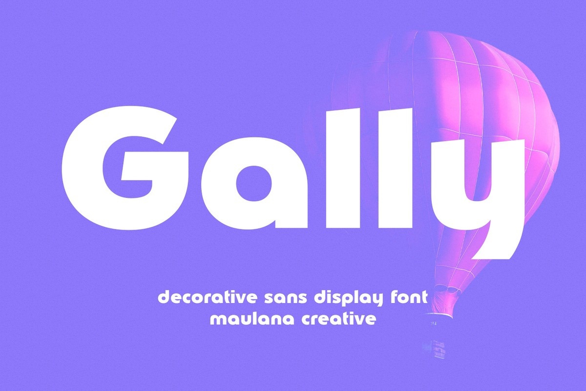 폰트 Gally