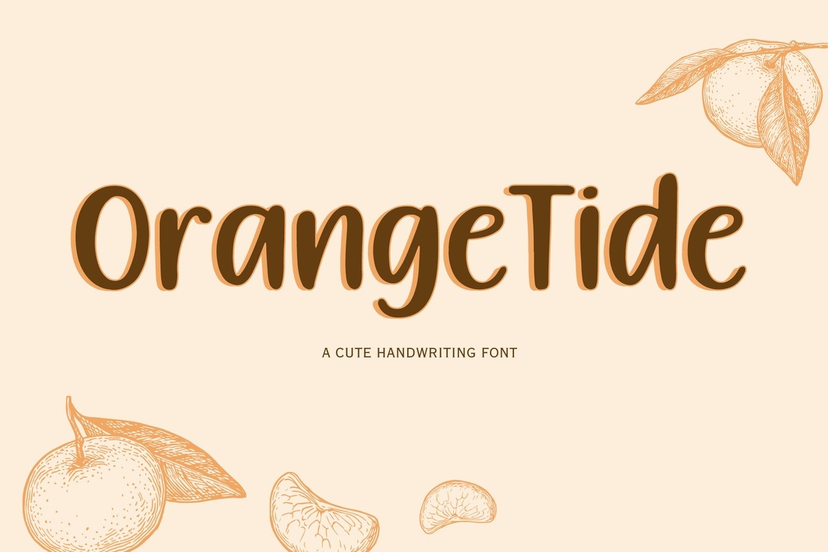 폰트 Orangetide
