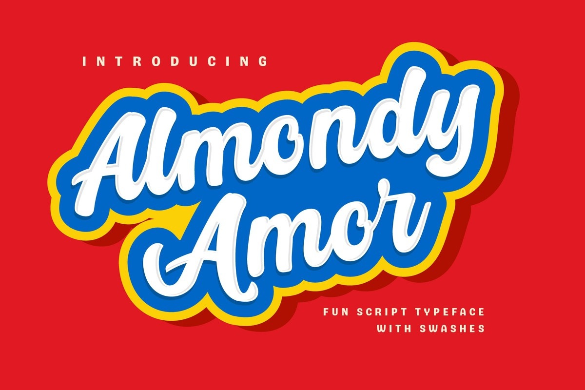 폰트 Almondy