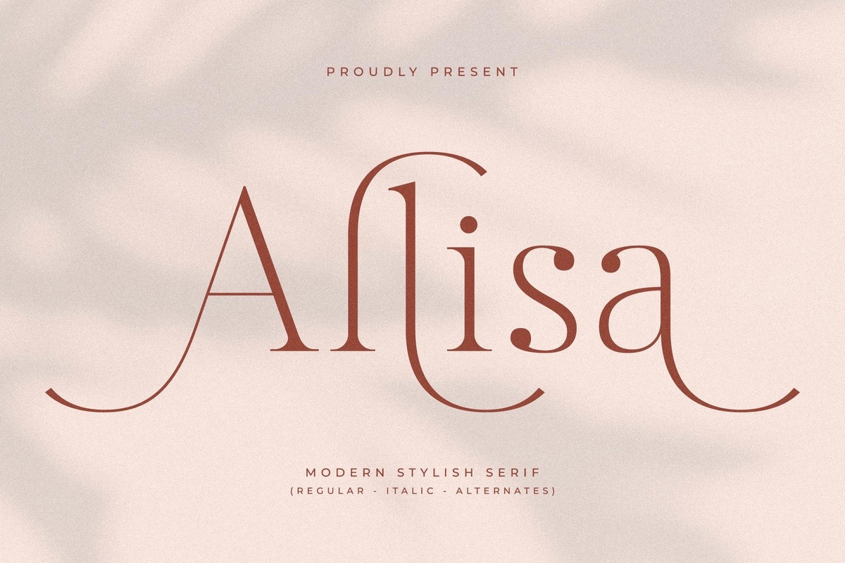 폰트 Allisa