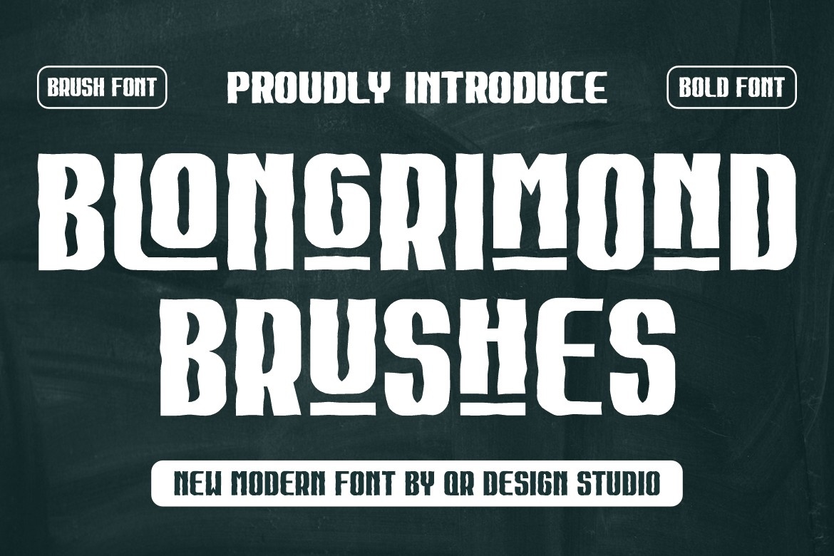 폰트 Blongrimond Brushes