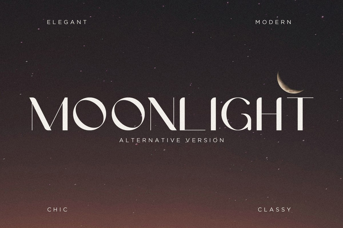 폰트 Moonlight Alternative