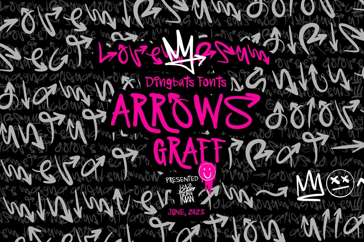 폰트 Arrows Graff