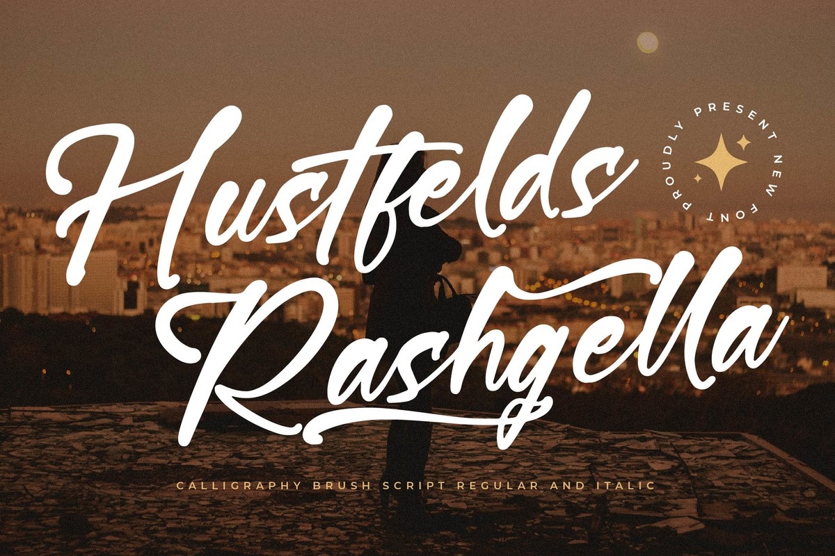 폰트 Hustfelds Rashgella