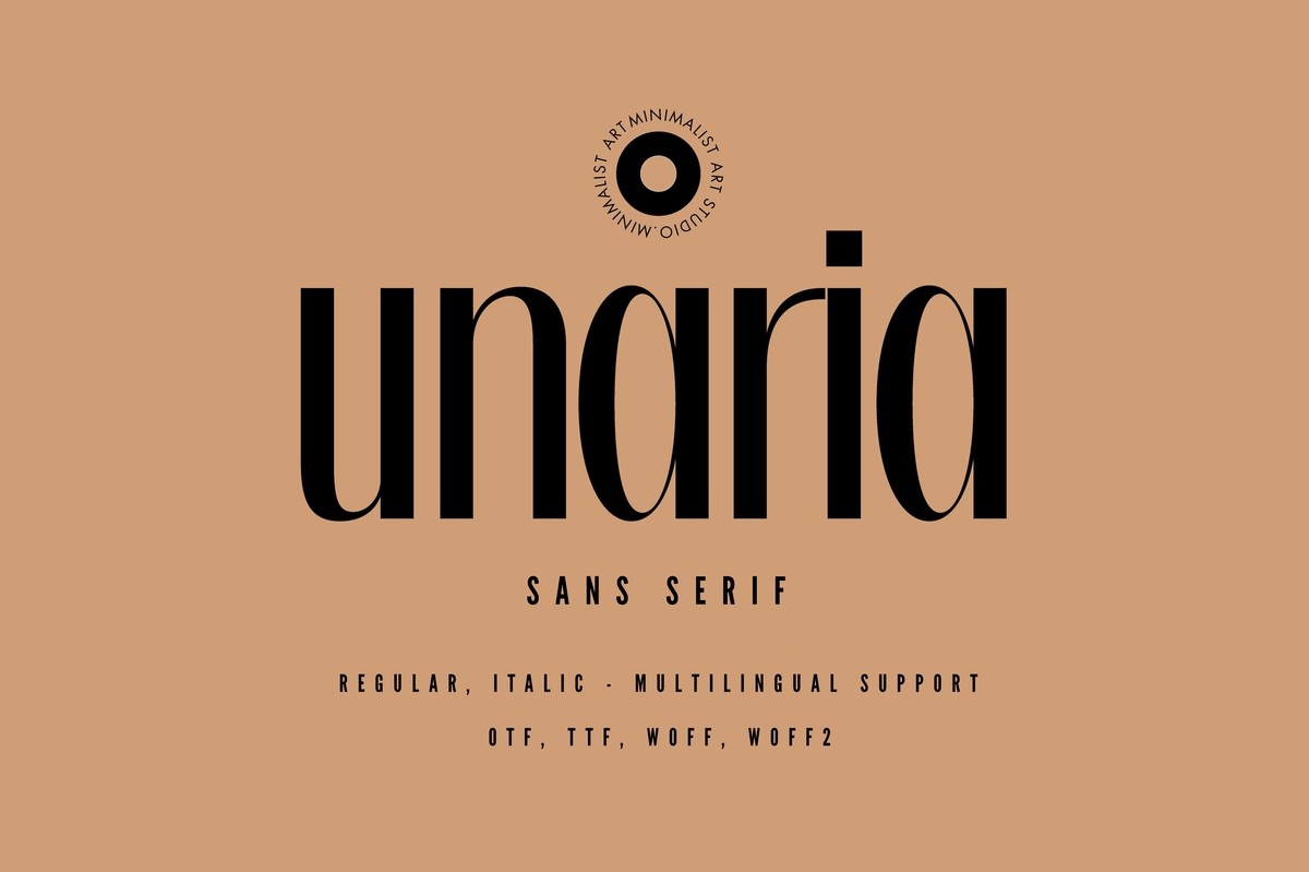 폰트 Unaria