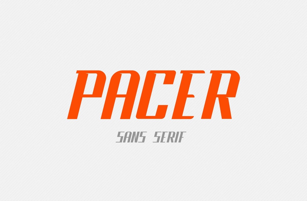 폰트 Pacer