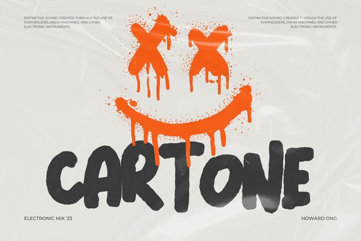 폰트 Cartone