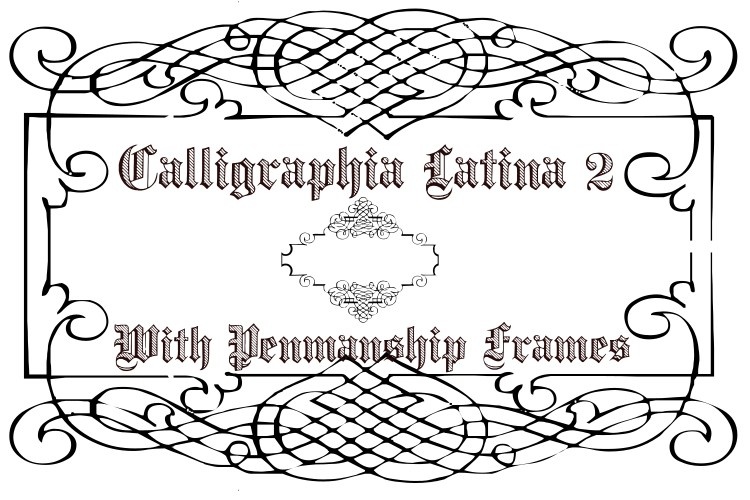 폰트 Calligraphia Latina 2