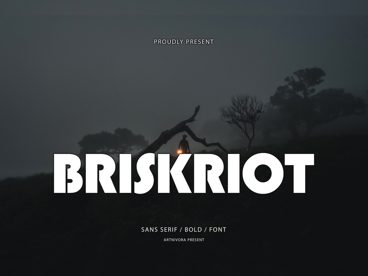 폰트 Briskriot