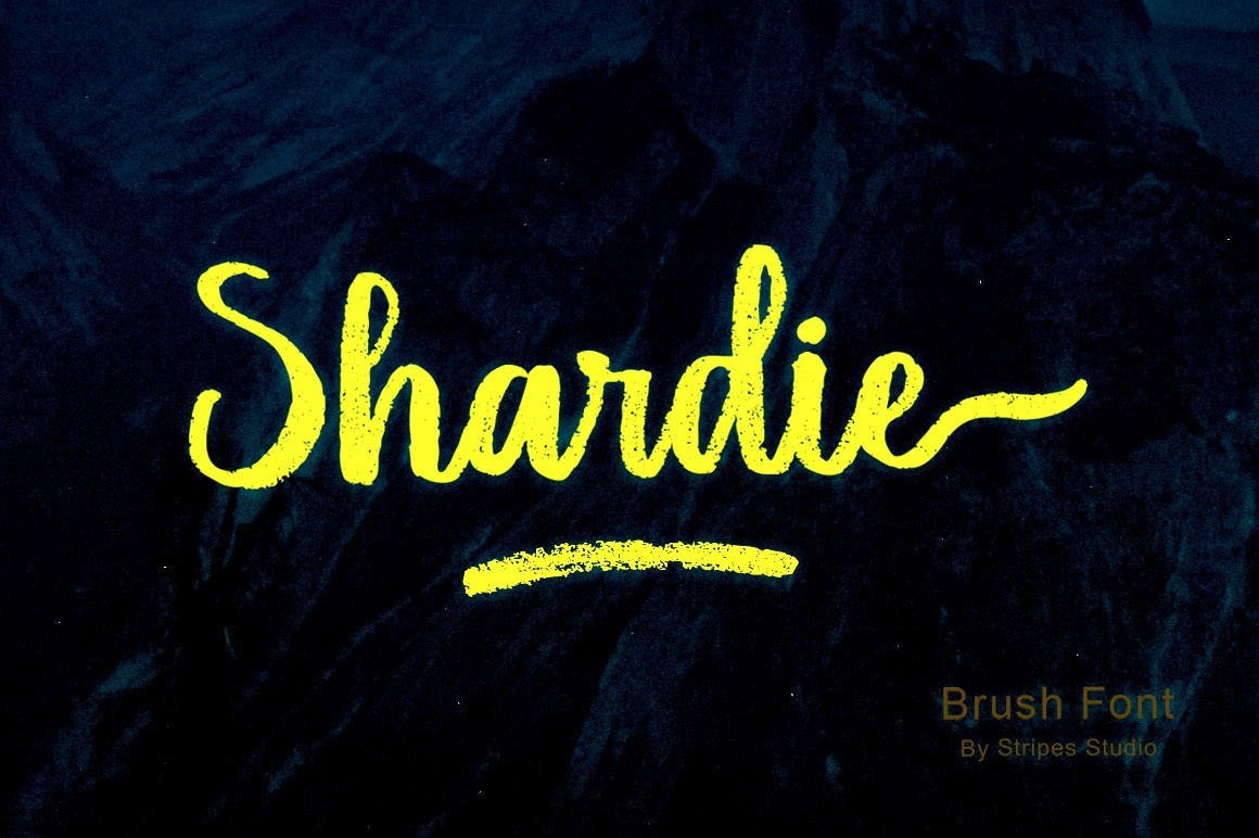 폰트 Shardie