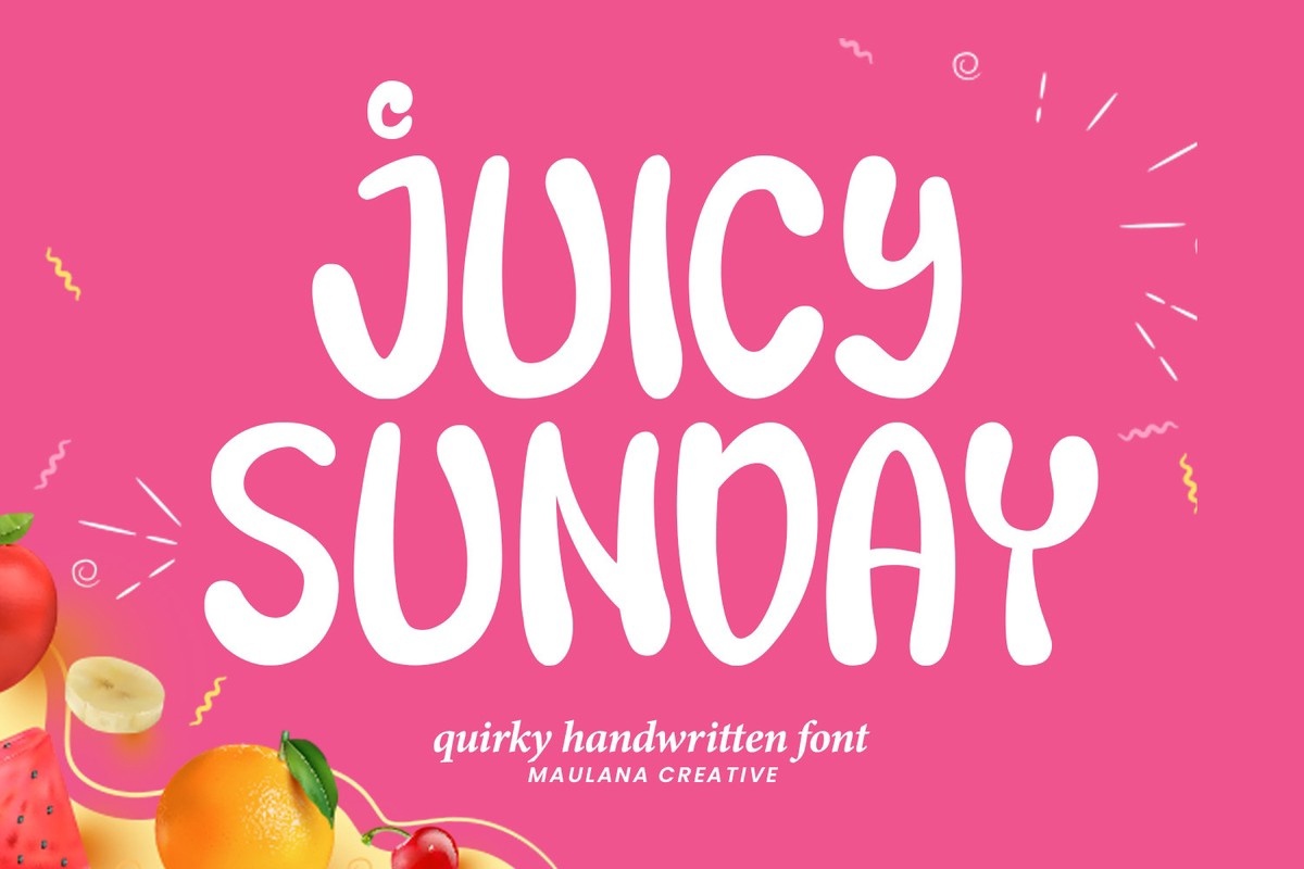 폰트 Juicy Sunday