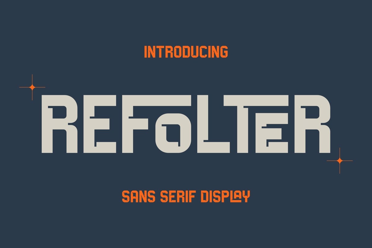 폰트 Refolter
