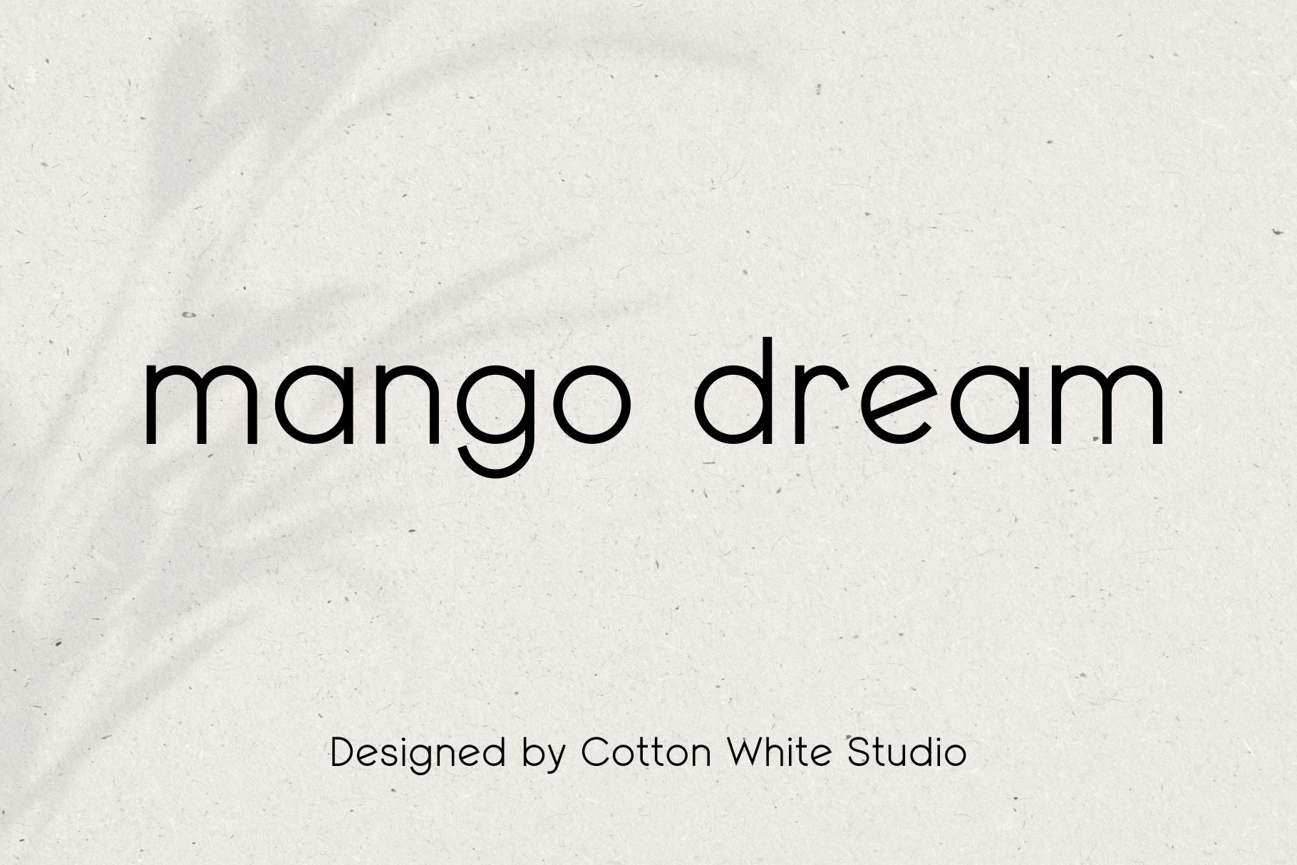 폰트 Mango Dream